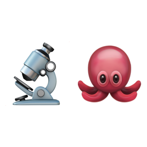 🔬🐙 Emoji Domain iOS rendering